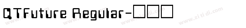QTFuture Regular字体转换